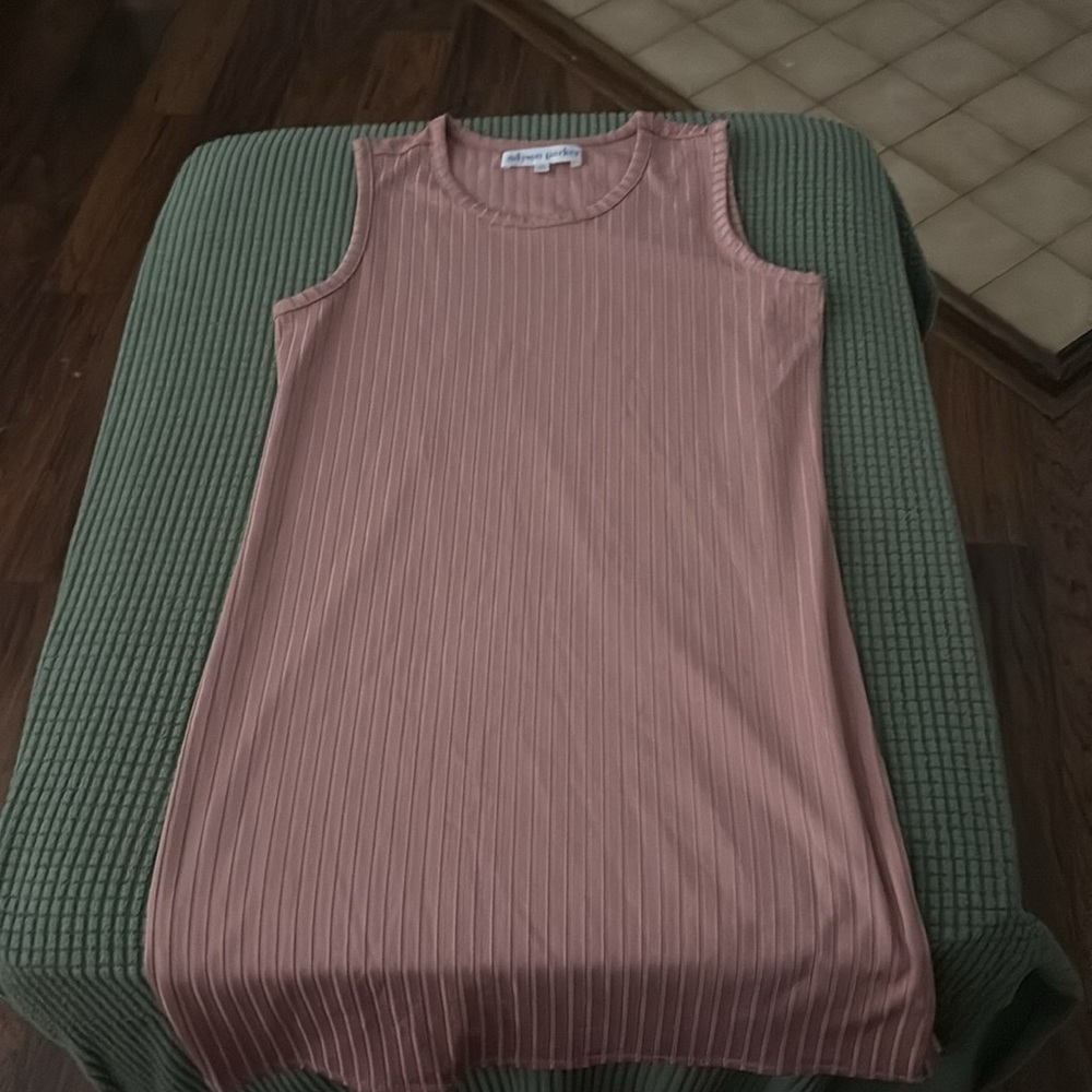 Girls size medium sleeveless dress and sweater set. Worn once! Very versatile! - Picture 4 of 4